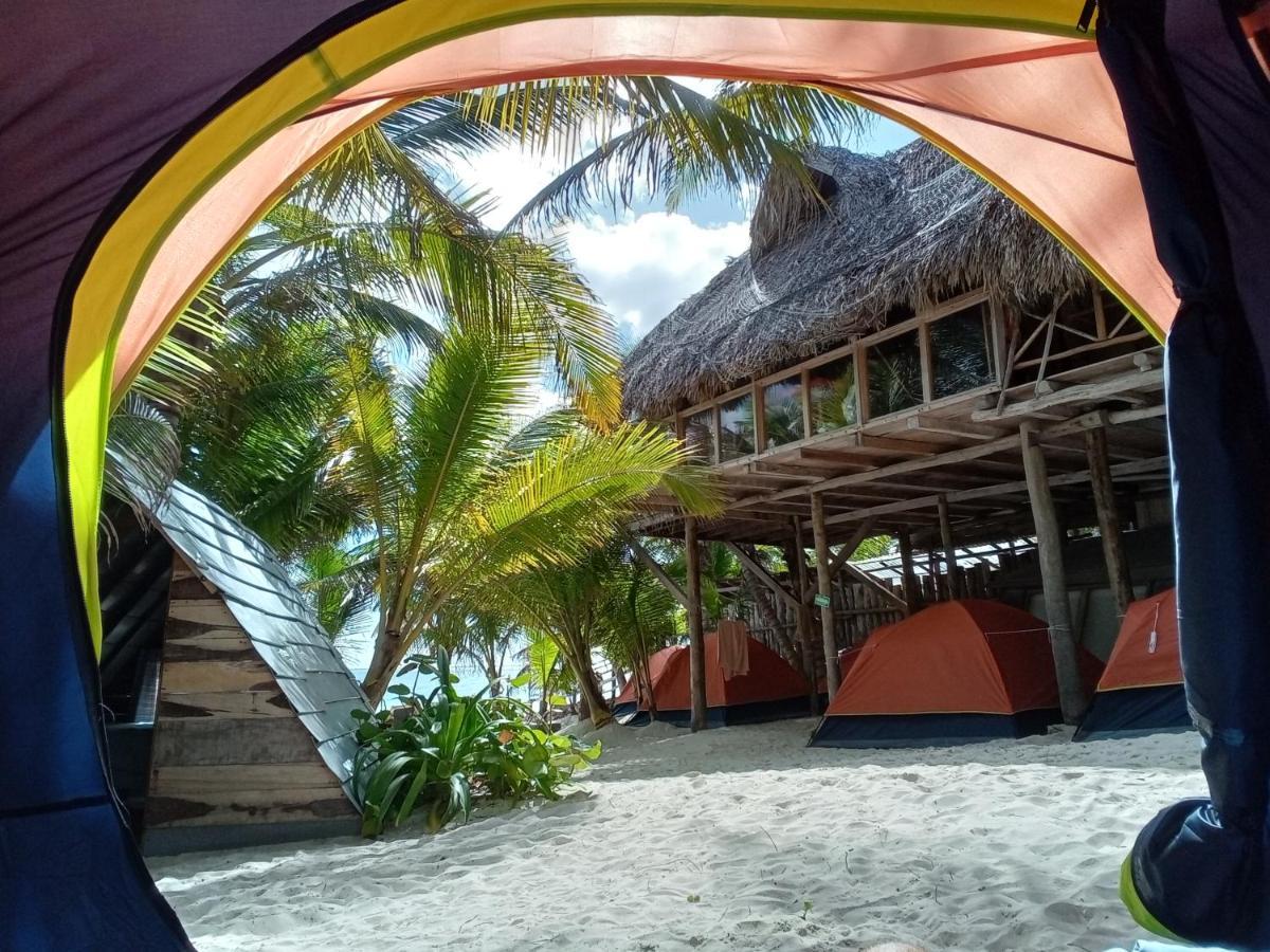 Chavez Eco Beach Camping And Cabanas Tulum Esterno foto
