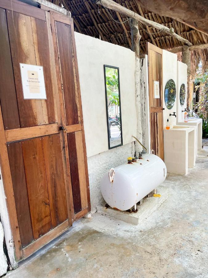 Chavez Eco Beach Camping And Cabanas Tulum Esterno foto